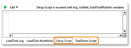 Setup and TearDown scripts