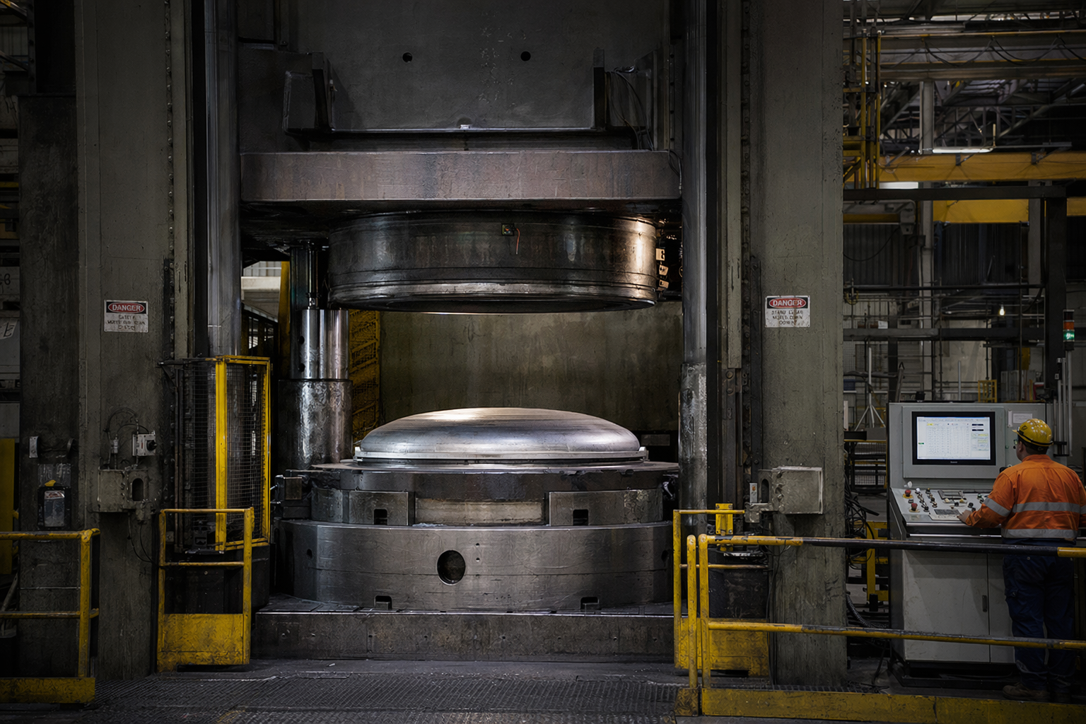 Dished End Pressing