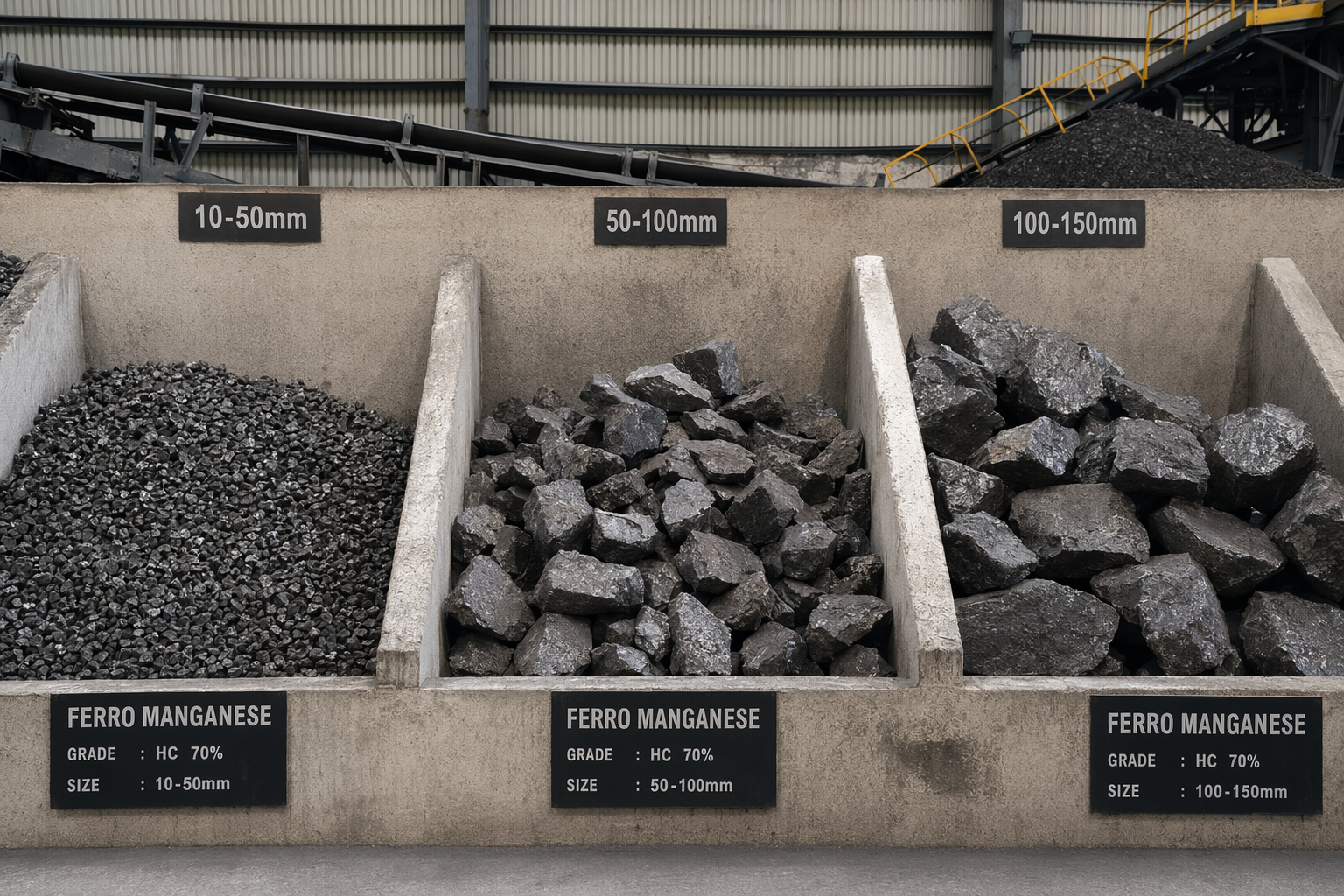 FeMn/FeCr Crushing