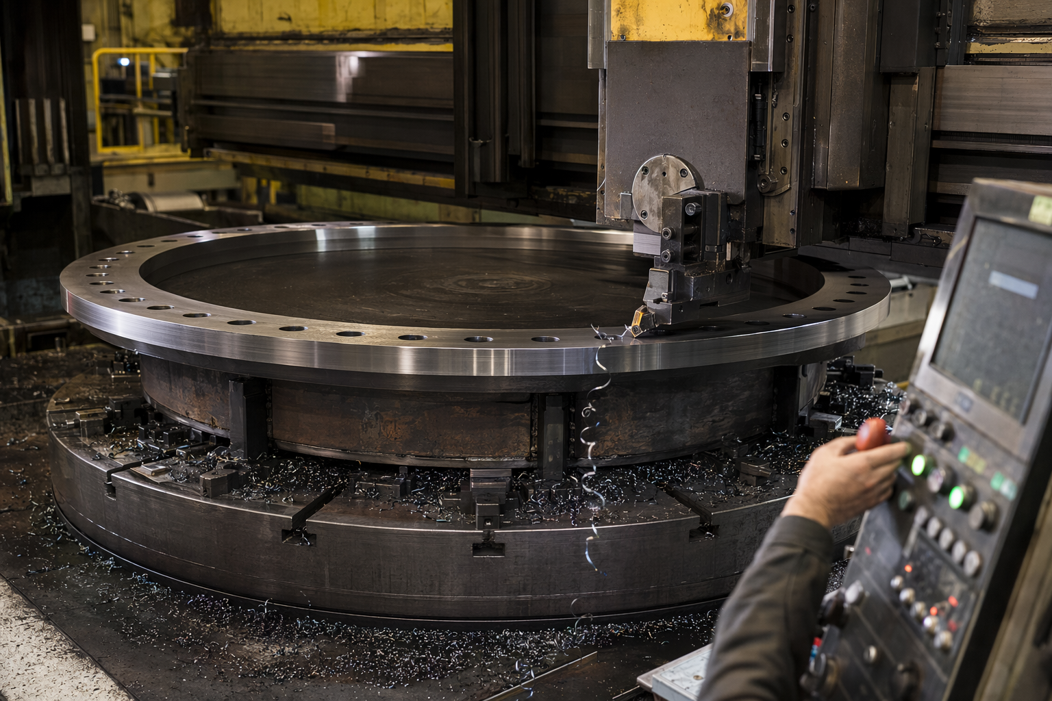 Large Diameter Lathe