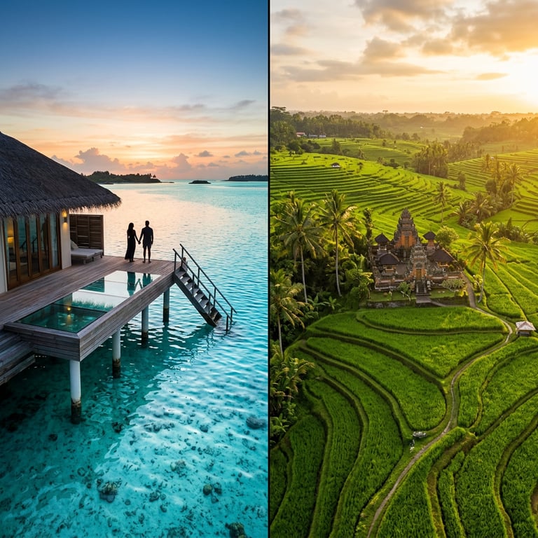 Maldives vs Bali: Which Destination Is Better for Honeymoon Travel?