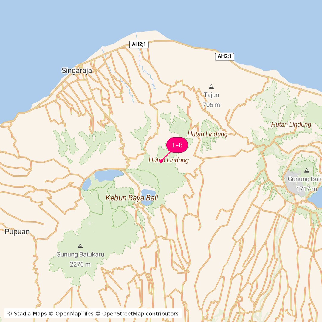 Itinerary route map for Velvet Horizon Retreat