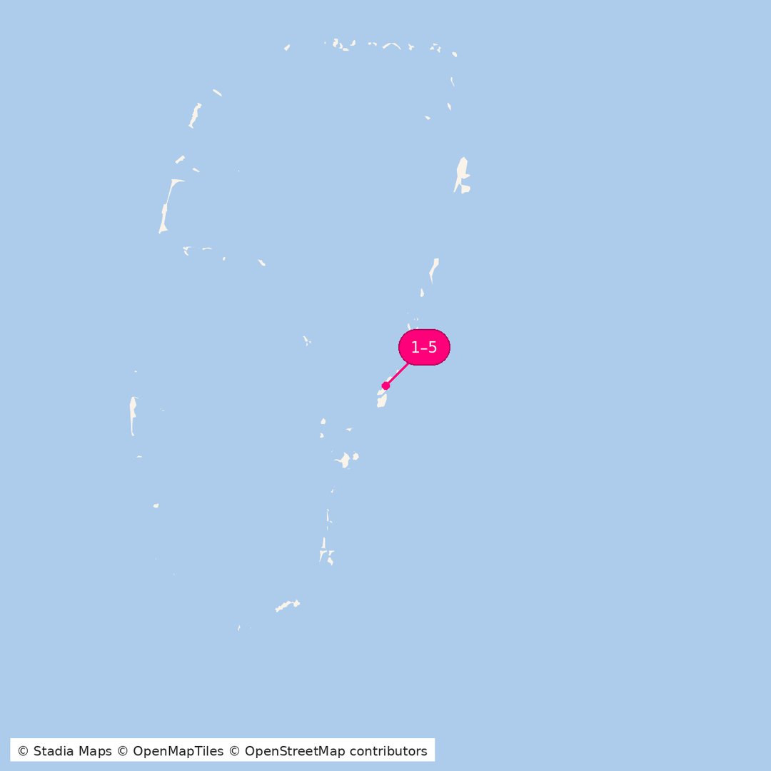 Itinerary route map for Maafushi Tropical Indulgence