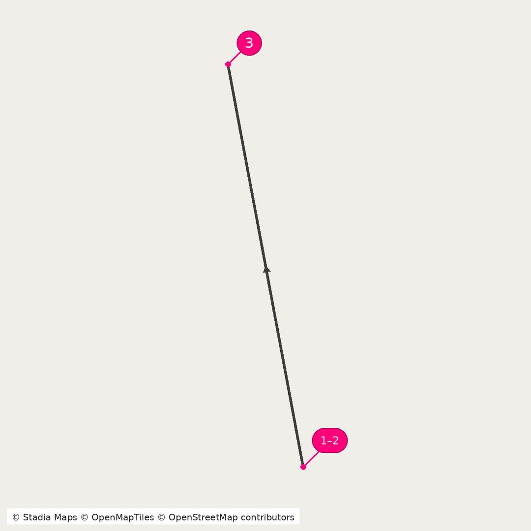 Itinerary route map for Crater to Canopy Safari