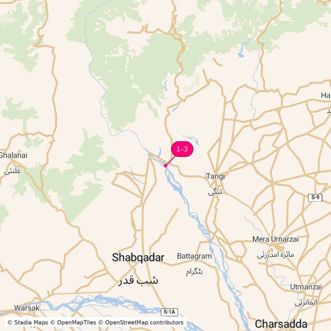 Itinerary route map for Kalam Whispering Valleys