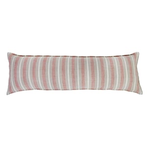 Montecito 18" X 60" Lumbar Pillow With Insert   Terra Cotta