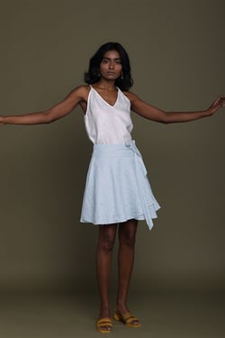 Sand in my Toes Summer Blue Skirt - Summer Blue / 2XL
