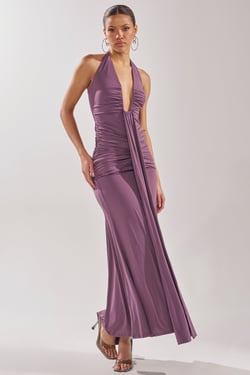 AKIRA Island Love Maxi Dress | Size Large