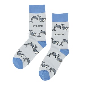 Save the Dolphin Bamboo Socks | UK Adult 7-11