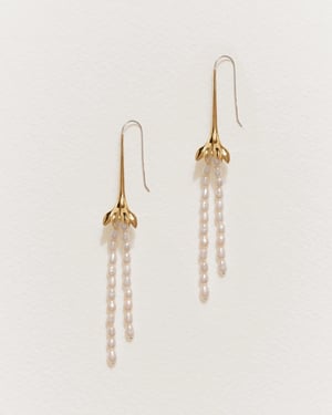 Anemone Pearl Earrings
