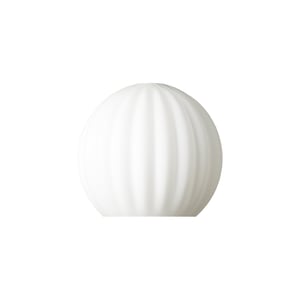 Regular Pumpkin glass shade in opaline glass