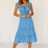 Should Be Loving Someone Midi Dress Blue