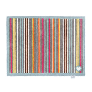 Designer 13 Stripe Washable Doormat - 65x85cm