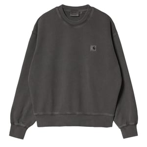Carhartt WIP Womens Nelson Sweatshirt Black Garment Dyed