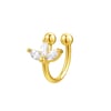 Blossom Ear Cuff Sterling Silver Gold