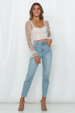 Malibu Sunset Top White