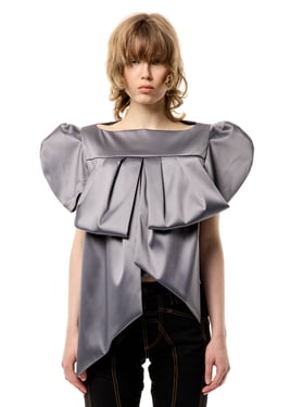 SATIN BOW TOP - XL