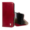 iPhone 16 Pro Leather Wallet Case (MagSafe Charging) - Red