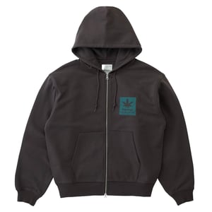 Gramicci Hemp Zip Hooded Sweatshirt Deep Brown