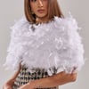 AKIRA Trudy Feather Wrap
