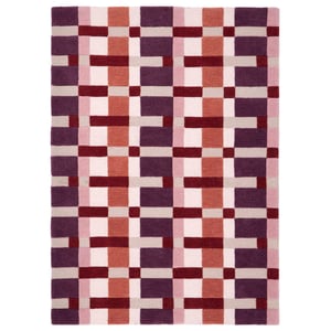 Sienna Weave Rich Reds Rug - 200x290cm