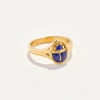 Inlay Scarab Ring - 5