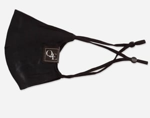 QE Home 100% Silk Reusable Face Mask in Kids , Blush
