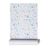Dropcloth Wallpaper Azure