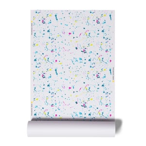Dropcloth Wallpaper Azure