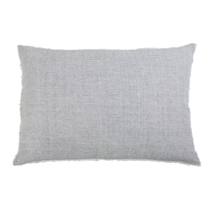 Logan Linen Standard Sham   Navy