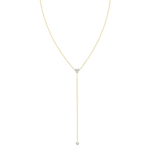 Trinity Y Necklace 14K