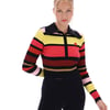 Lar Zip Up Long Sleeved Top - M