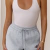 BASE Contour Going Viral Halter Top Oat Milk