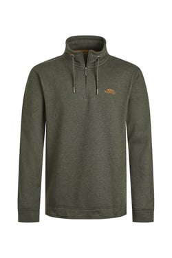 Weird Fish Brampton Branded 1/4 Zip Sweatshirt Fir Green Size 2XL