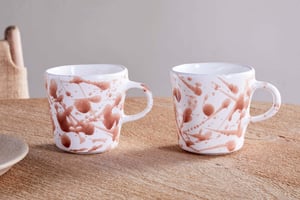 nkuku Canela Mug Set Of 2 | Tableware | Dusty Terracotta