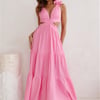 Moonlight Dance Maxi Dress Pink