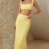 Perfect Piece Crop Top Yellow