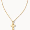 Cross Pendant Necklace Gold