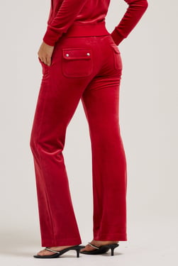 ASTOR RED CLASSIC VELOUR DEL RAY POCKETED BOTTOMS - XXXL / Red