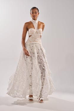 AKIRA Kyla Lace Maxi Dress | Size XL