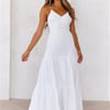 It's Warming Up Maxi Dress White