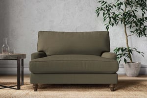 nkuku Marri Love Seat | Make To Order | Recycled Cotton Moss | No Colour