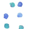 Dominoes Cornflower Wallpaper