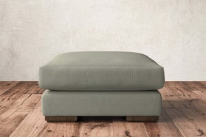 nkuku Guddu Dining Footstool | Make To Order | Medium | Recycled Cotton Seaspray