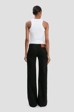Victoria Beckham Gigi Jean In Washed Black - 32 - Womens
