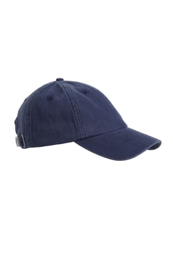 Weird Fish Scarfell Unisex Washed Branded Cap Navy Size ONE