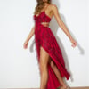 Blooming Season Sequin Maxi Dress Red