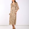 Leopard Printed Shimmer Midi Dress - 14