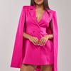 AKIRA A La Mode Mini Blazer Dress | Pink | Size Small