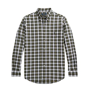 Polo Ralph Lauren Custom Fit Check Shirt Navy / Green Multi